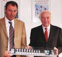 Dieter Heinzelmann, managing director of VG Nicolaus, and Philippe de ...